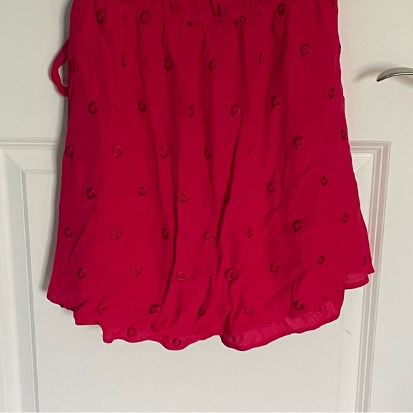 Anthro Ett:Twa Greenbrier Embroidered Romper Pink 29227 - Picture 12 of 15